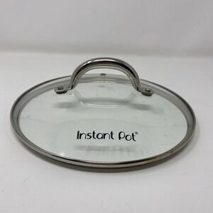 Instant Pot Replacement 8.5" Glass Lid Stainless Steel Rim Fits 6 QT Pot AD18272